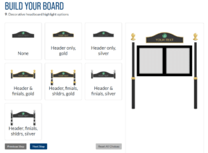 ES Street Furniture noticeboard configurator ninth step
